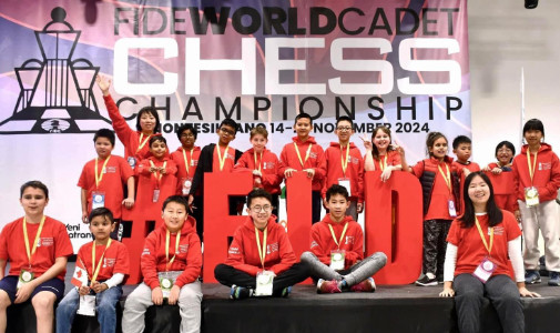 FIDE World Cadet CC, Italy<br>Team Canada